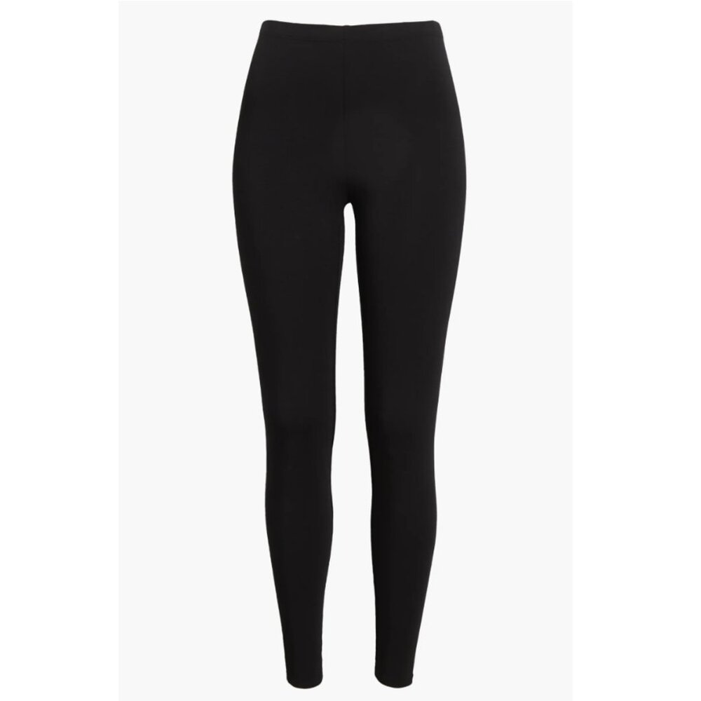 Eileen Fisher Slim Black High-Rise Leggings